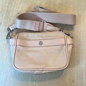 Lululemon pink camera bag